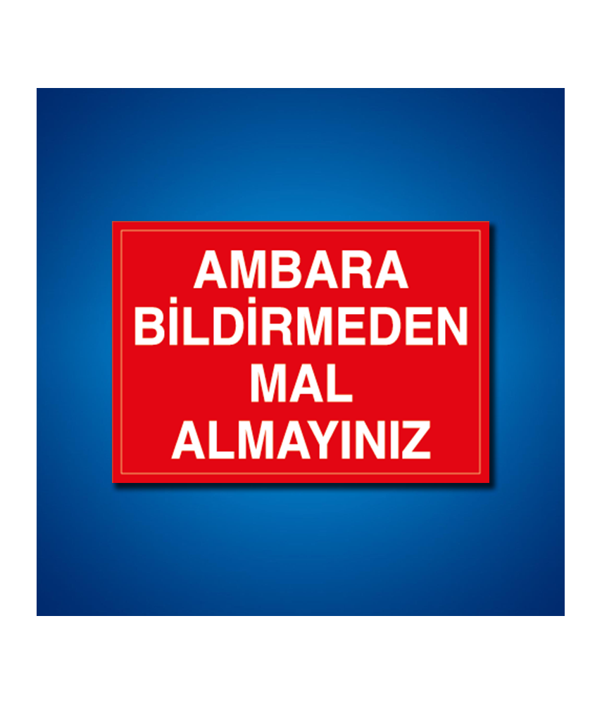 İstif-Raf-Depo İş Güvenliği Etiketleri