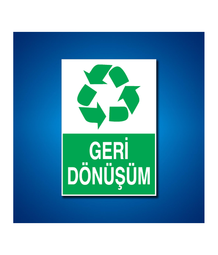 Geri Dönüşüm İş Güvenliği Etiketleri