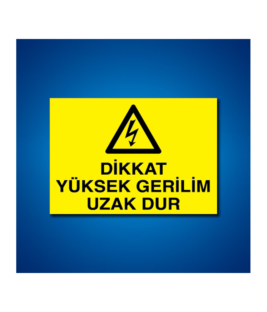 Elektrik İş Güvenliği Etiketleri