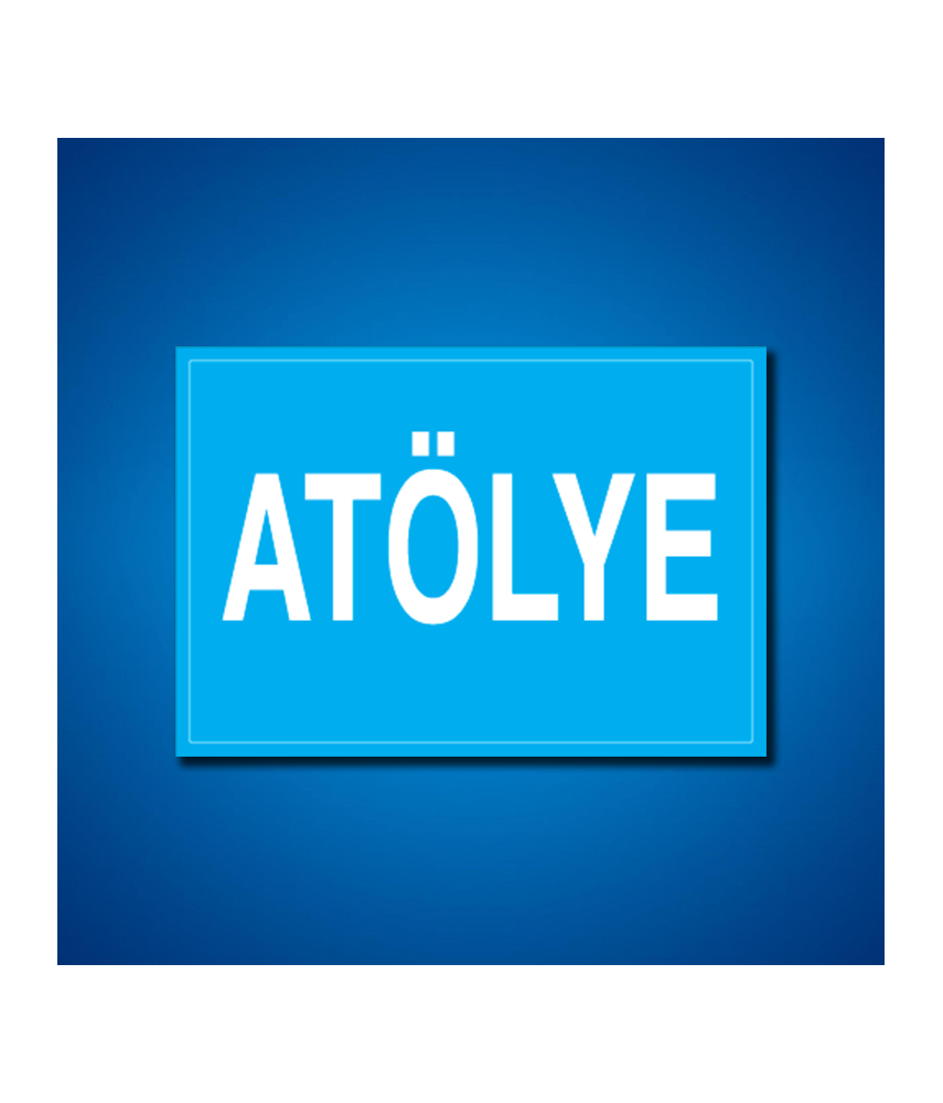 Atölye İş Güvenliği Etiketleri