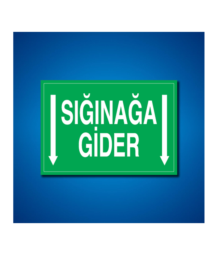 Sığınak İş Güvenliği Etiketleri