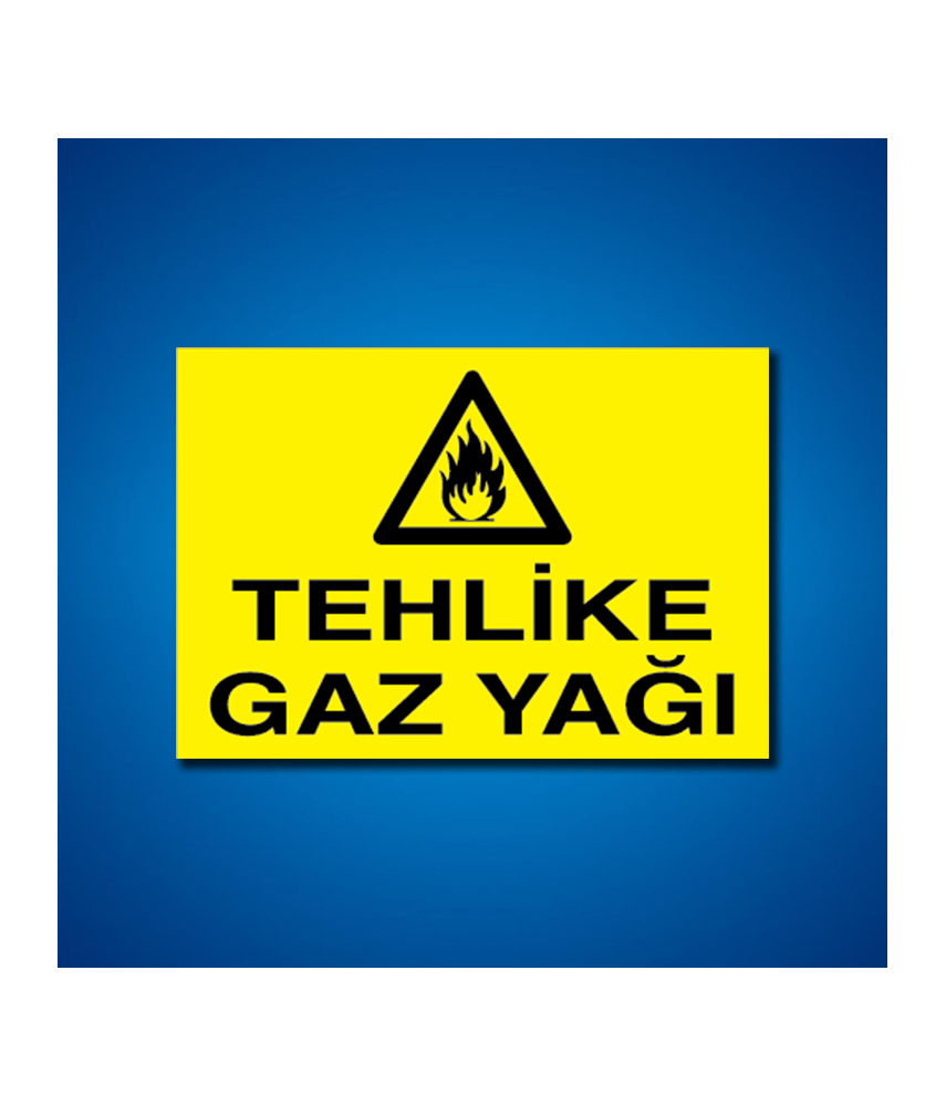 Yanıcı-parlayıcı İş Güveniği Etiketleri