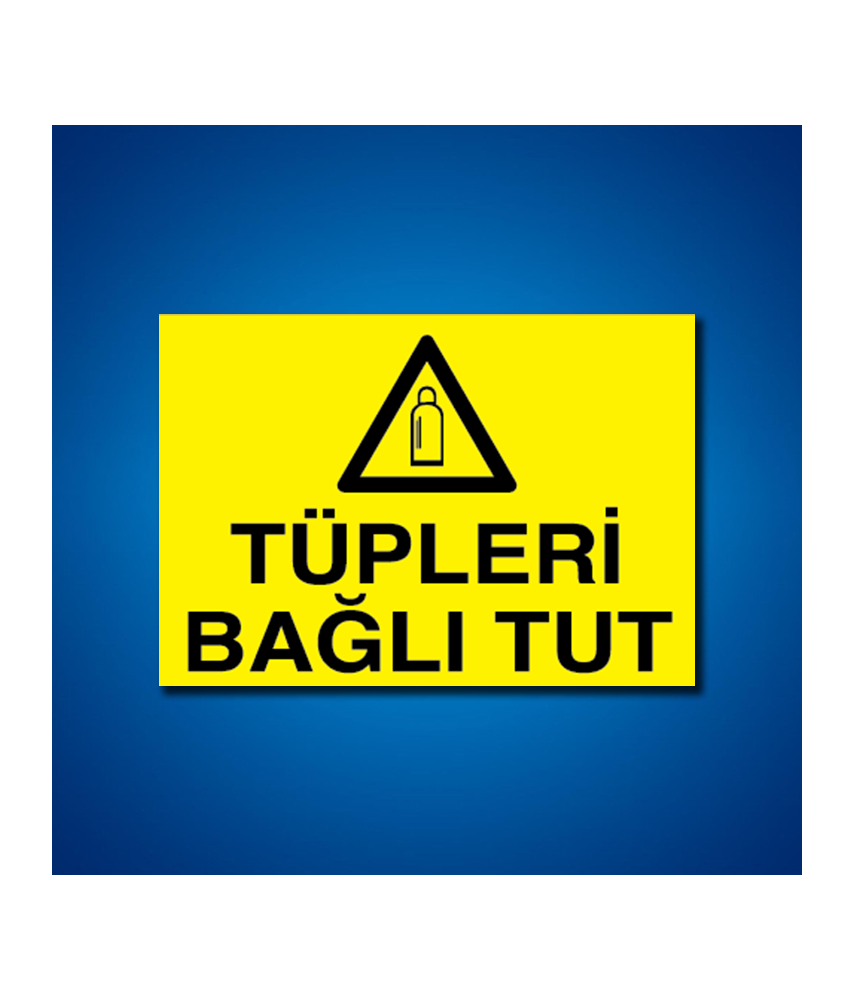 Tüpler İş Güvenliği Etiketi
