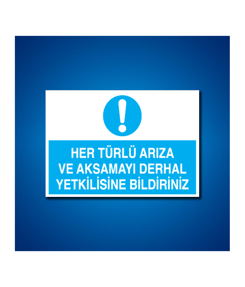 Bakım Arıza Ayar Ve Yağlama Etiketleri