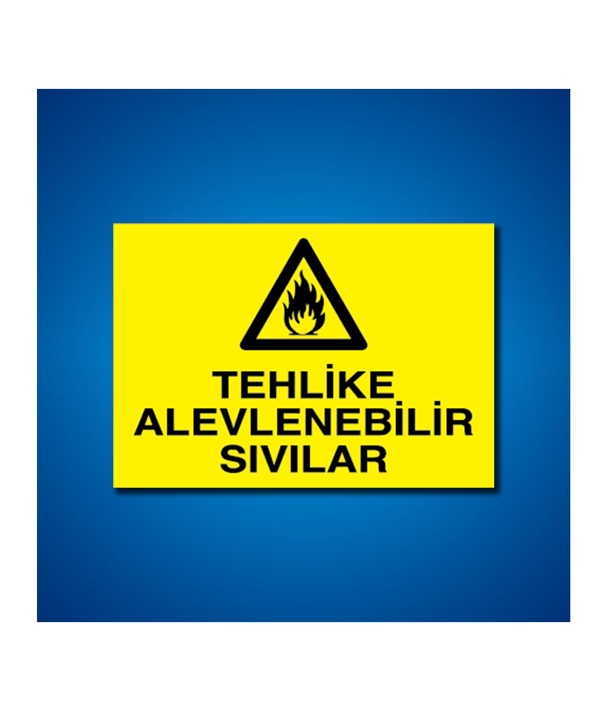 Yanıcı-parlayıcı İş Güveniği Etiketleri