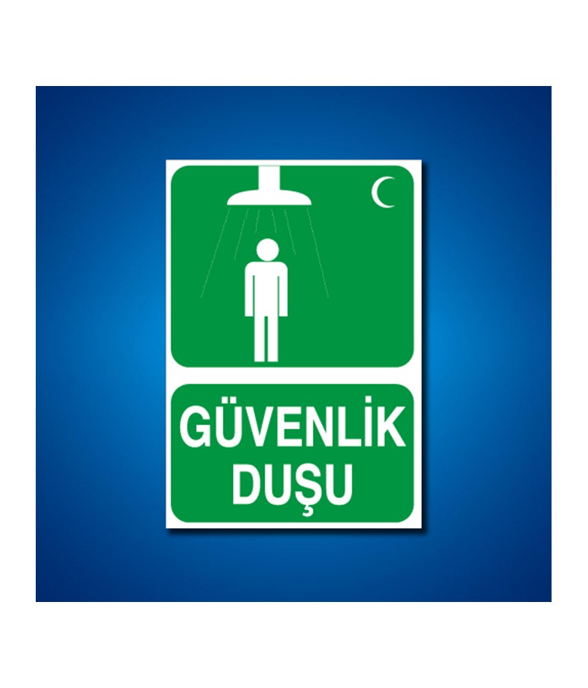 Duş İş Güvenliği Etiketleri