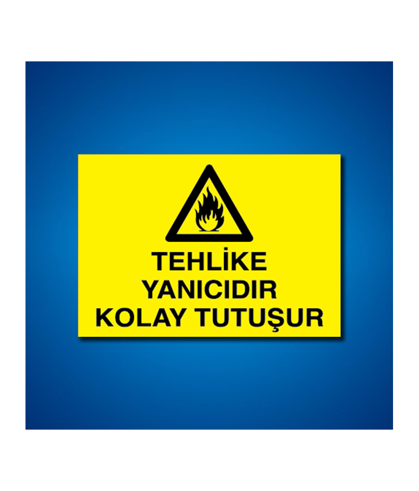 Yanıcı-parlayıcı İş Güveniği Etiketleri