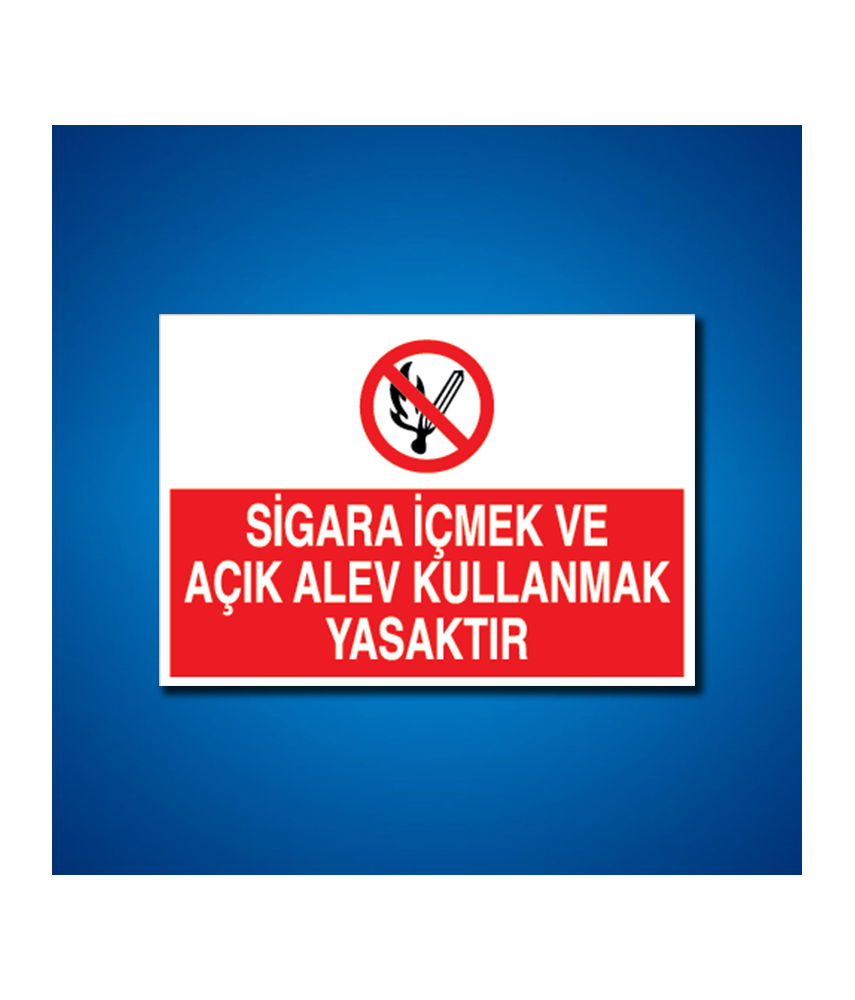 Ateş Ve Alev Uyarı İşaretleri
