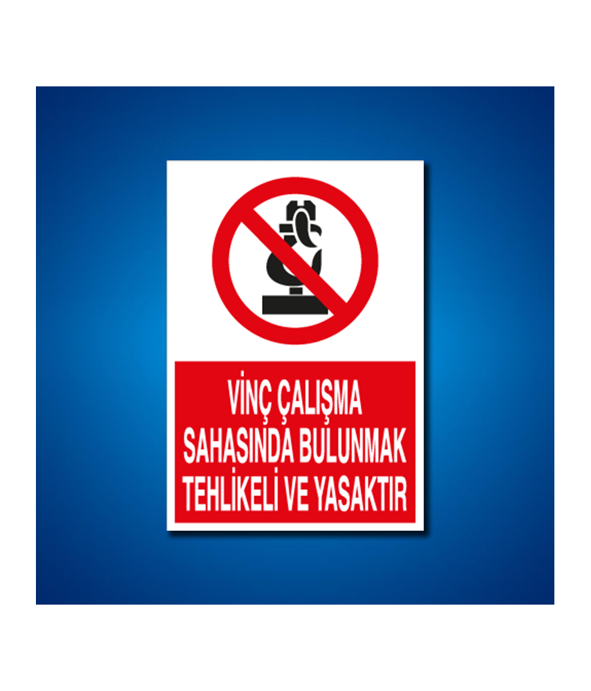 Vinç İş Güvenliği Etiketleri