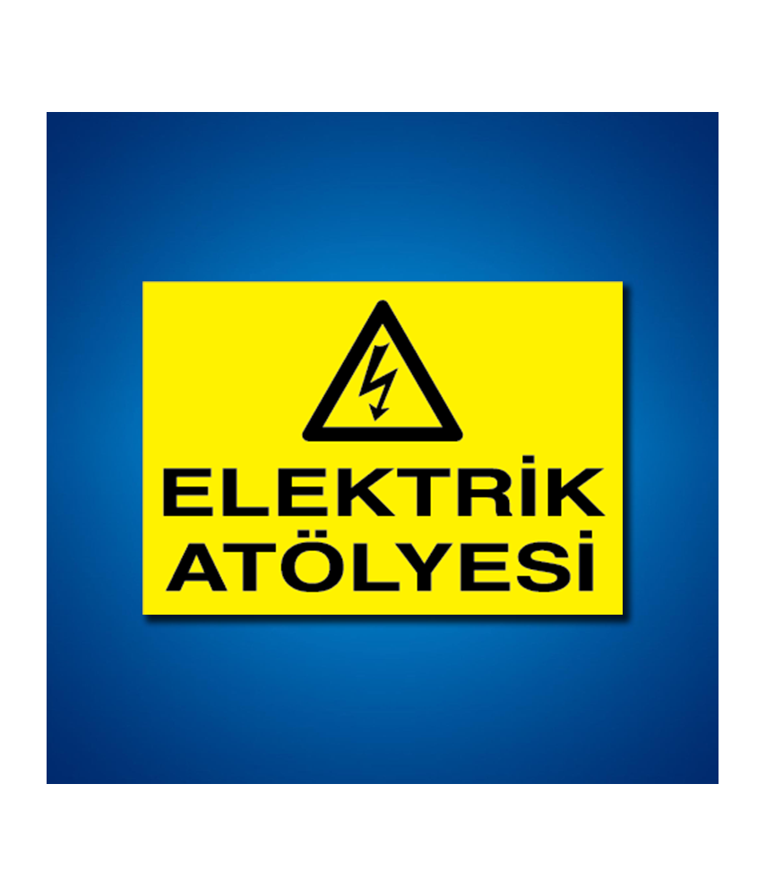 Elektrik İş Güvenliği Etiketleri