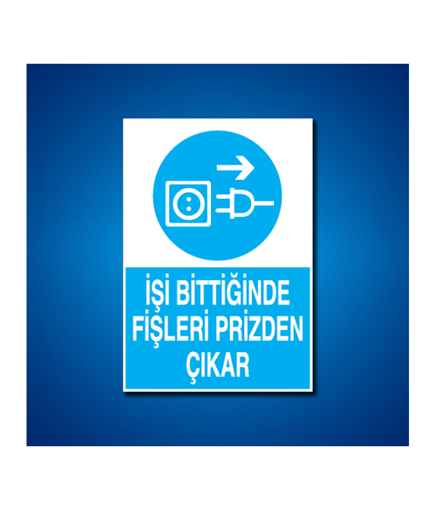 Kablo İş Güvenliği Etiketleri