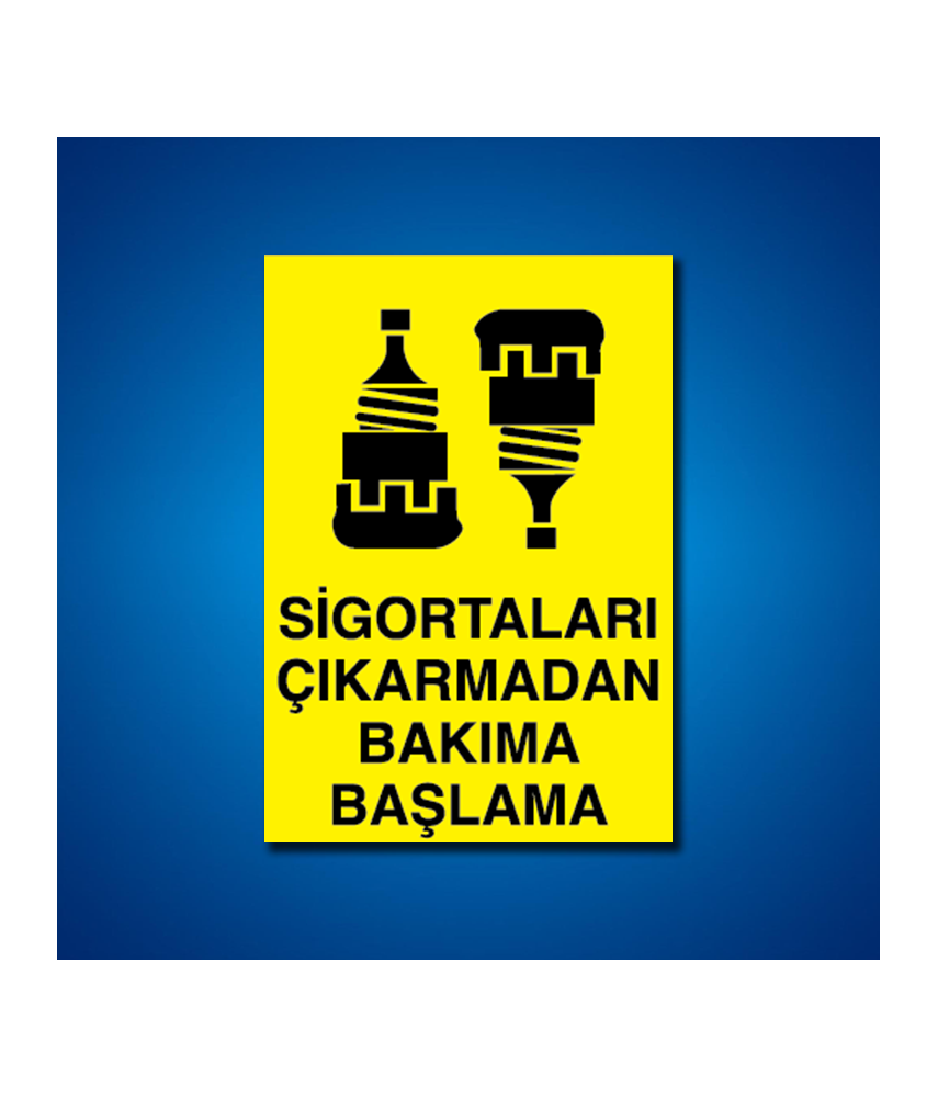 Elektrik İş Güvenliği Etiketleri