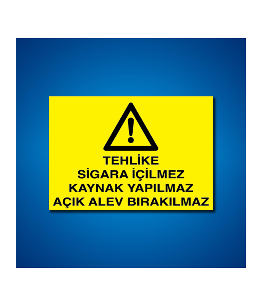 Ateş Ve Alev Uyarı İşaretleri