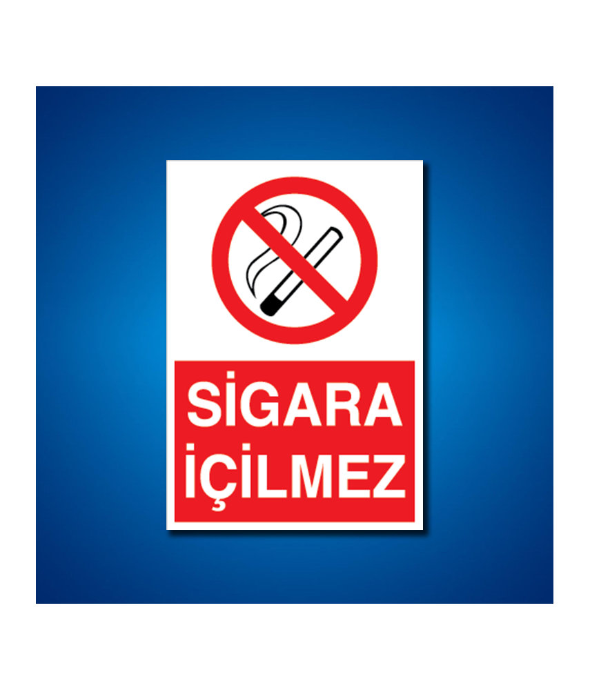 Sigara İş Güvenliği Etiketleri