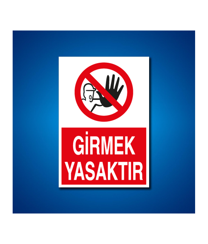 Göz Koruma İş Güvenliği Etiketleri