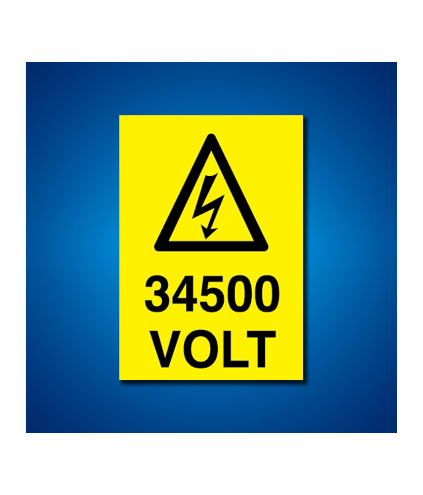 Voltaj İş Güvenliği Etiketleri