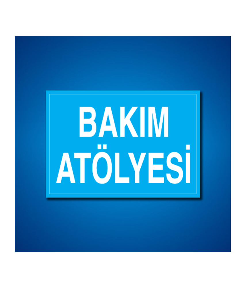 Atölye İş Güvenliği Etiketleri