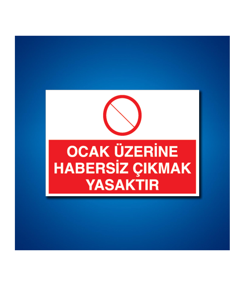 Ocak-Haddehane-Döküm İş Güvenliği Etiketleri