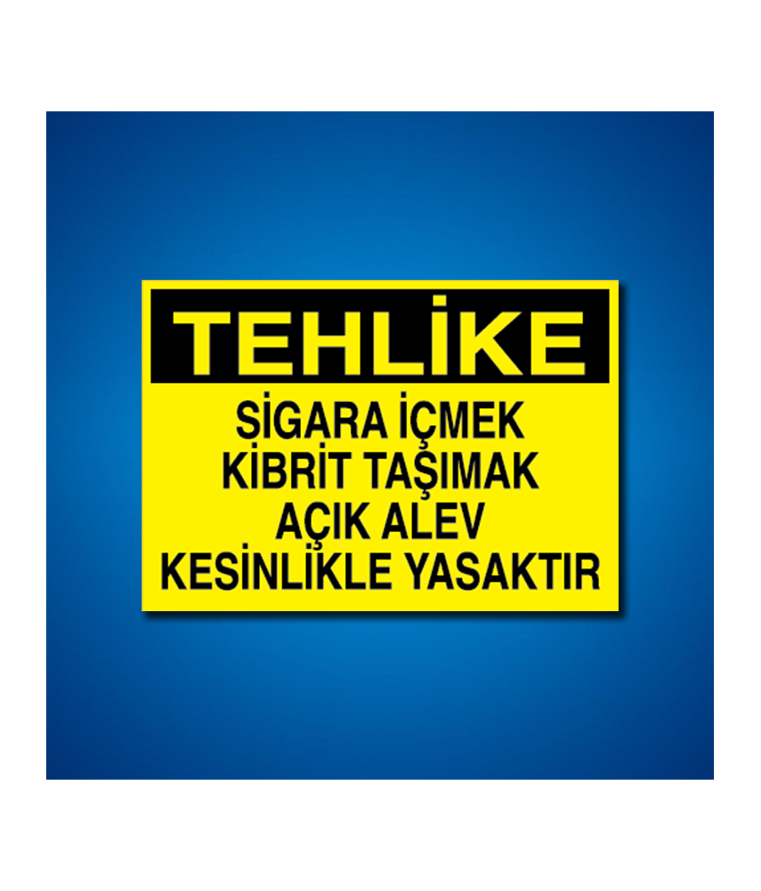 Ateş Ve Alev Uyarı İşaretleri