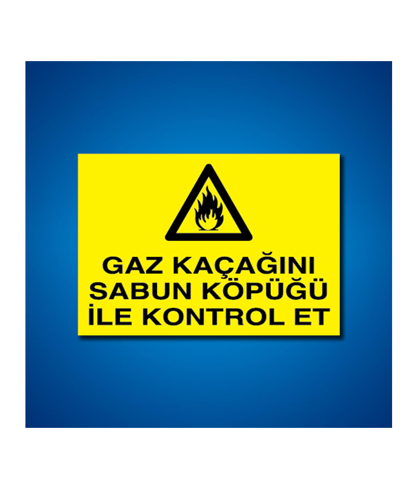 Doğal Gaz İş Güvenliği Etiketleri