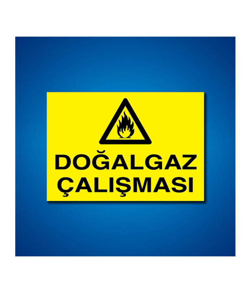 Doğal Gaz İş Güvenliği Etiketleri
