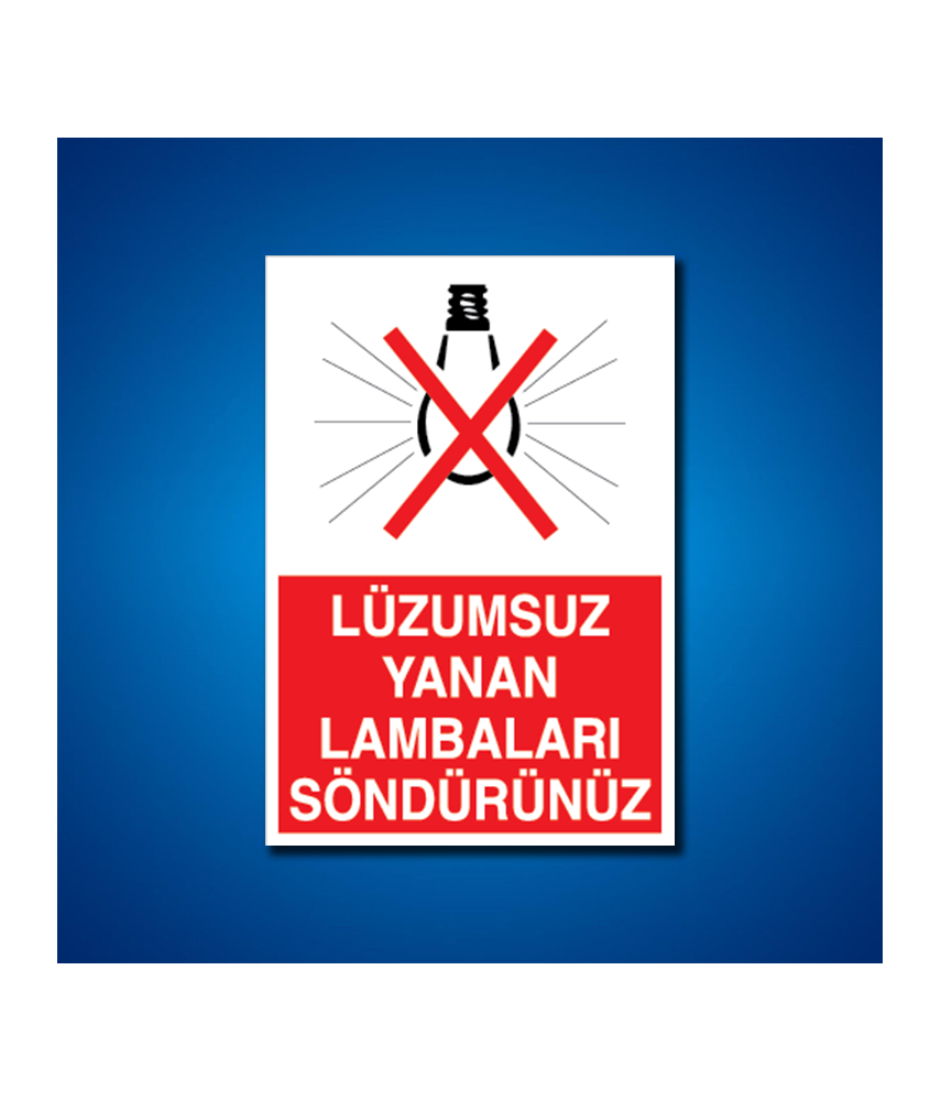 Tasarruf İş Güvenliği Etiketleri