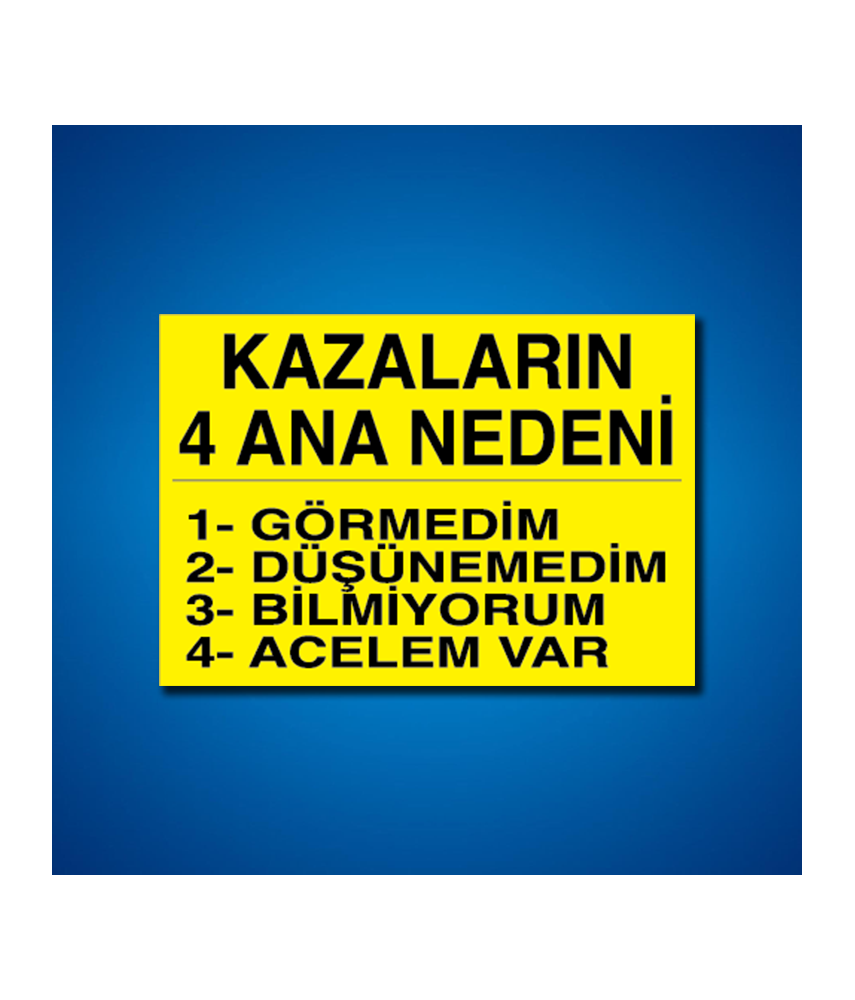 İş Kazası İş Güvenliği Etiketleri