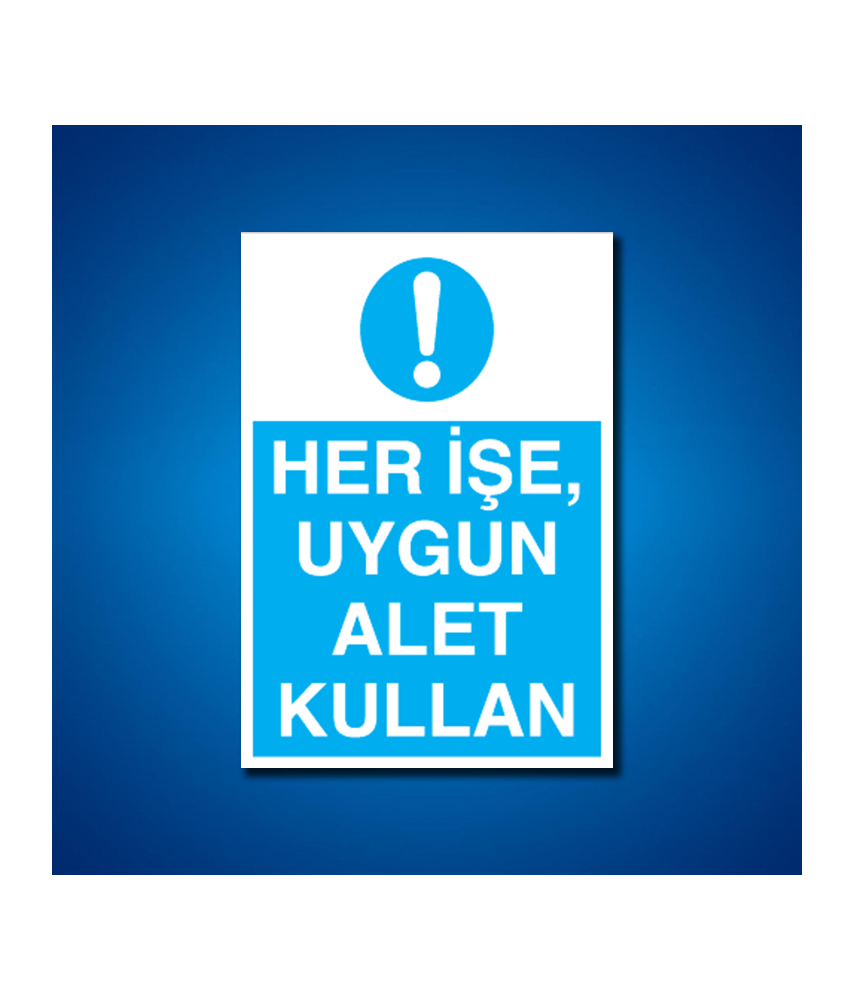 Alet-Tezgah-Malzeme Etiketleri