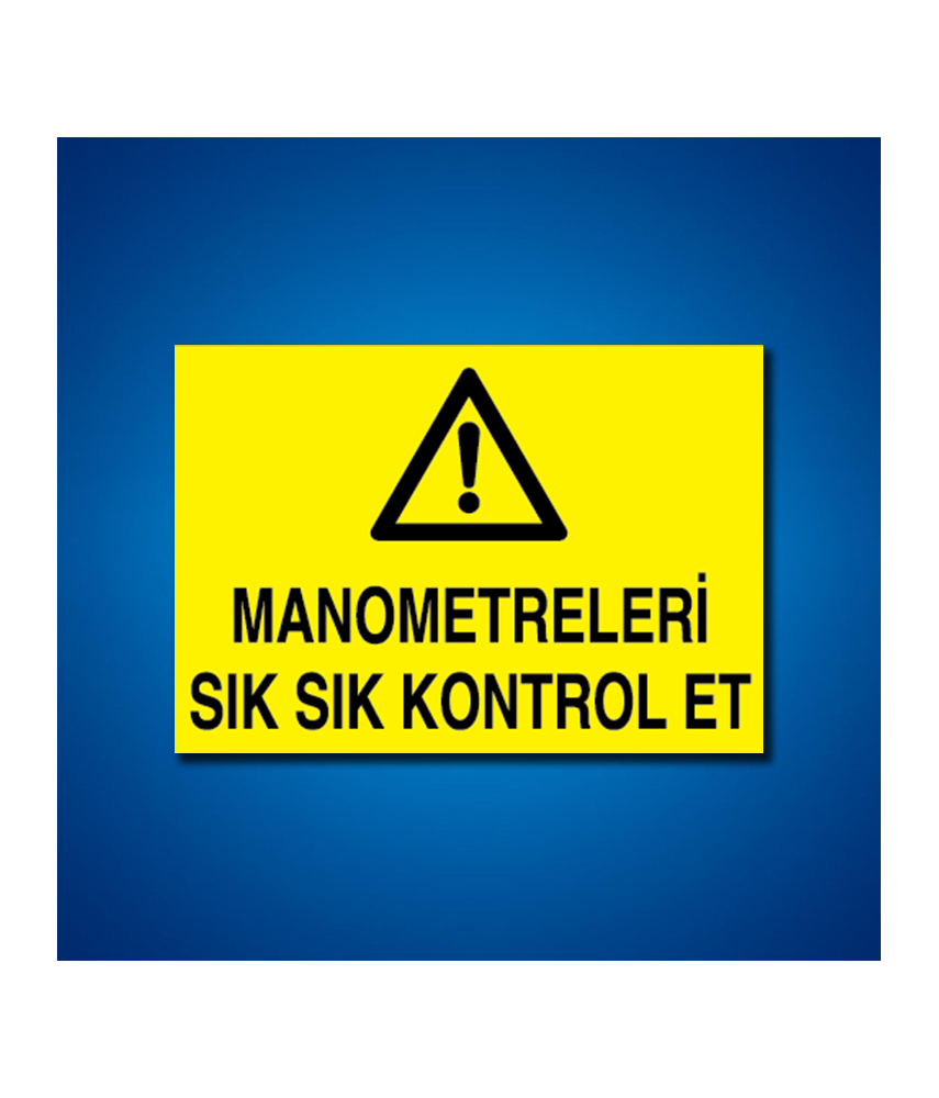 Makine İş Güvenliği Etiketleri