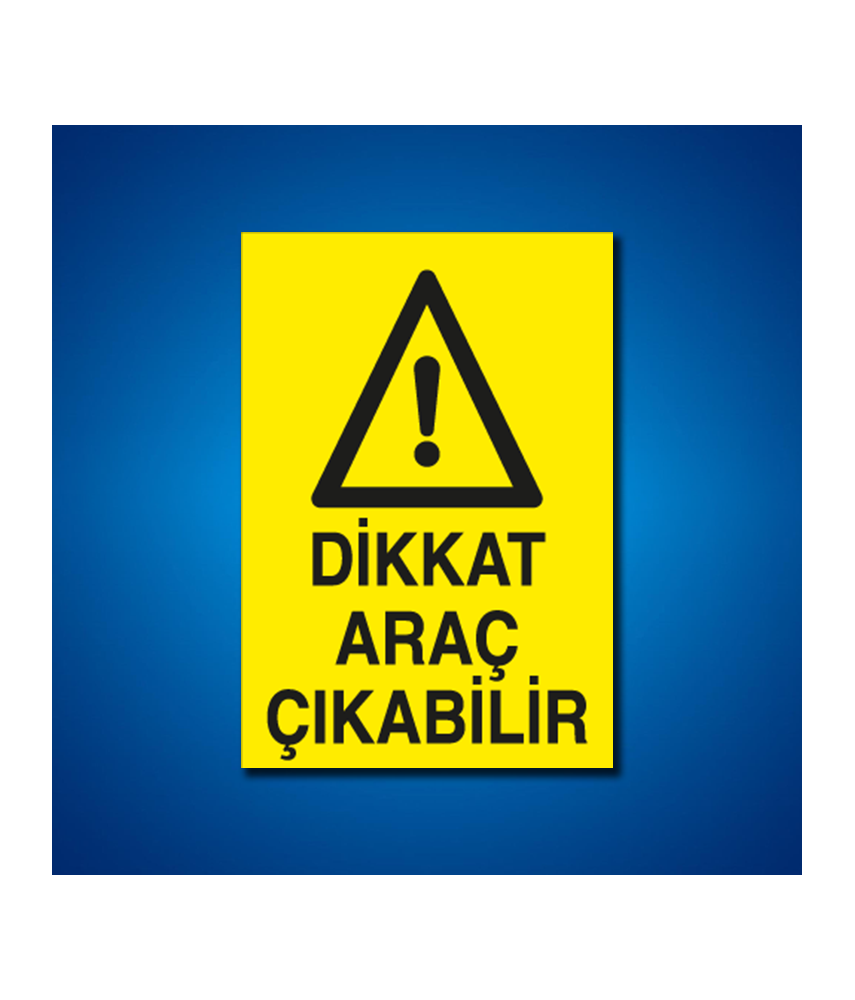 Şoför Araç Kantar Yaya İş Güvenliği Etiketleri