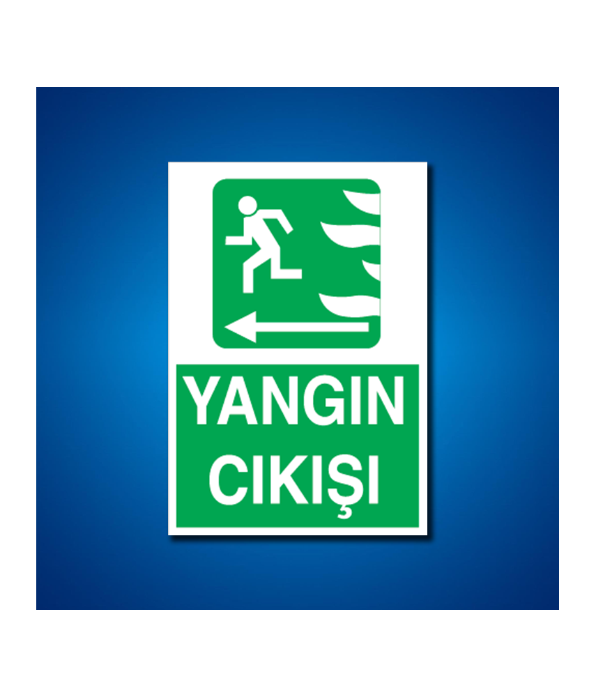 Yangın Çıkışı Etiketleri
