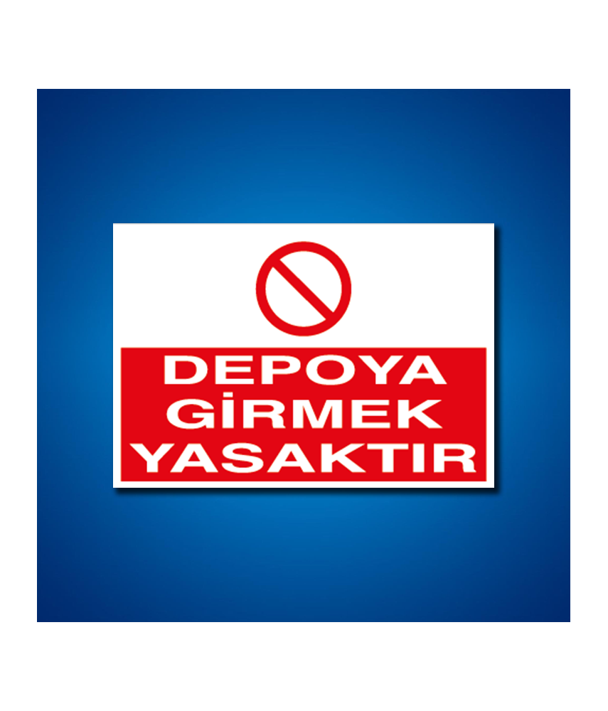 İstif-Raf-Depo İş Güvenliği Etiketleri