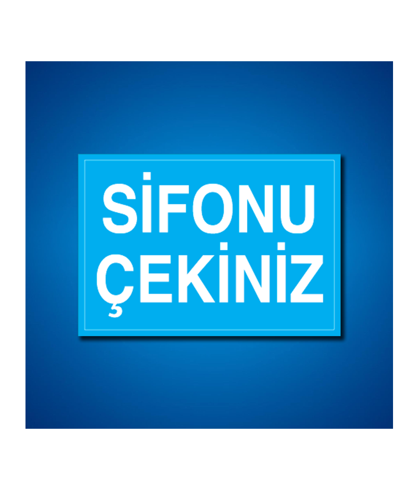 Tuvalet İş Güvenliği Etiketleri