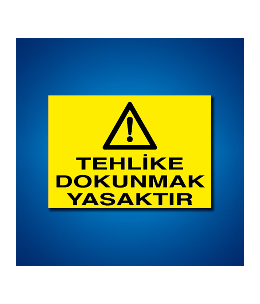 Makine İş Güvenliği Etiketleri