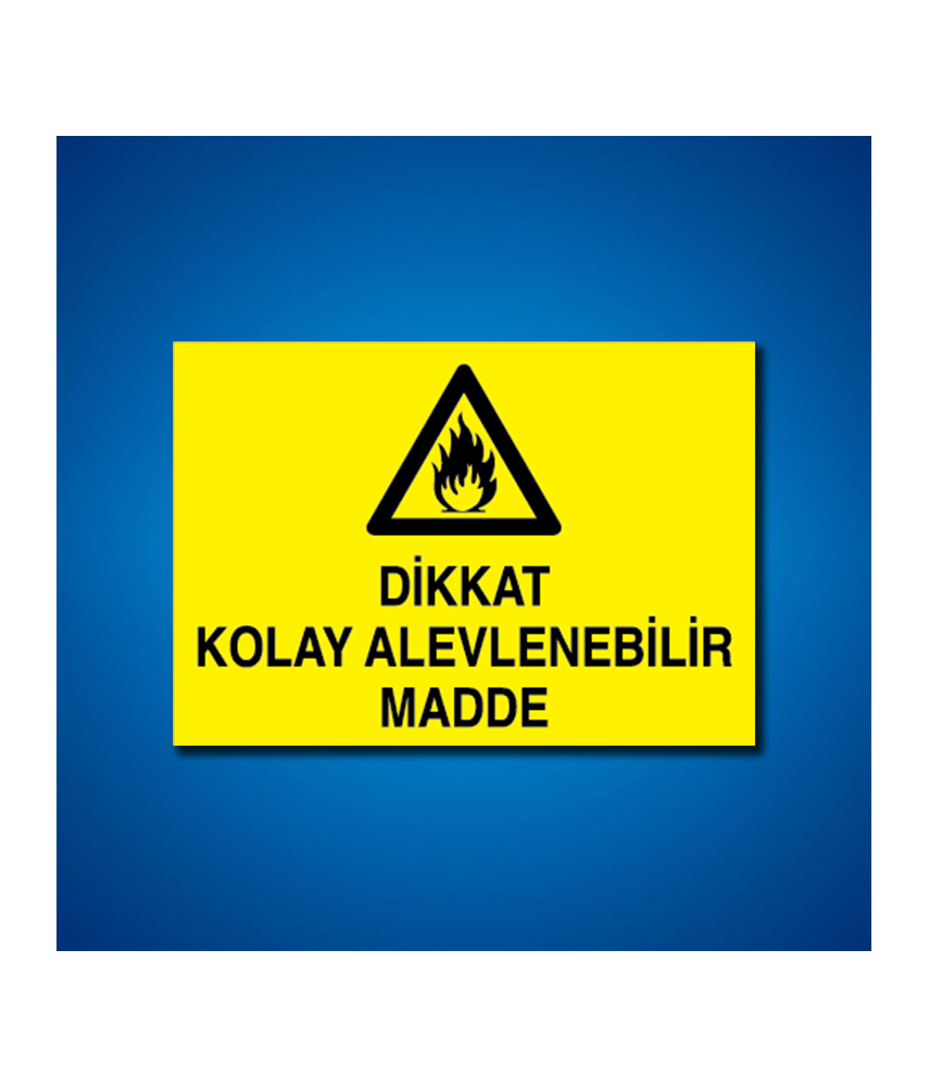 Yanıcı-parlayıcı İş Güveniği Etiketleri