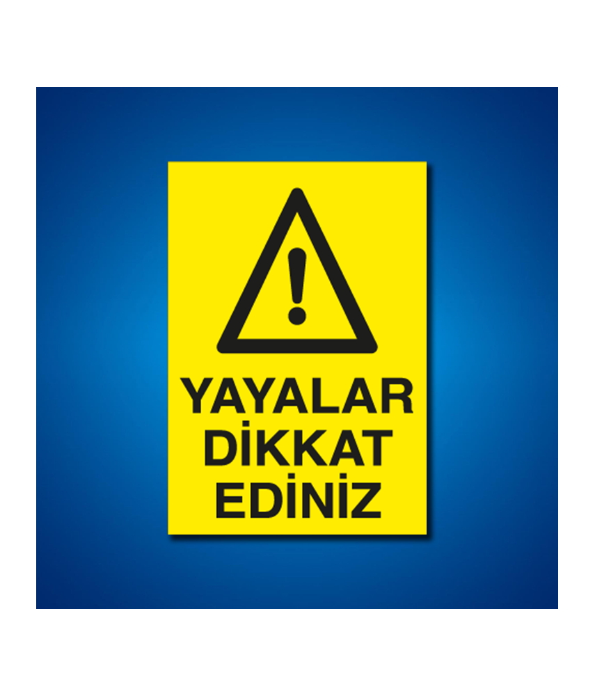 Şoför Araç Kantar Yaya İş Güvenliği Etiketleri