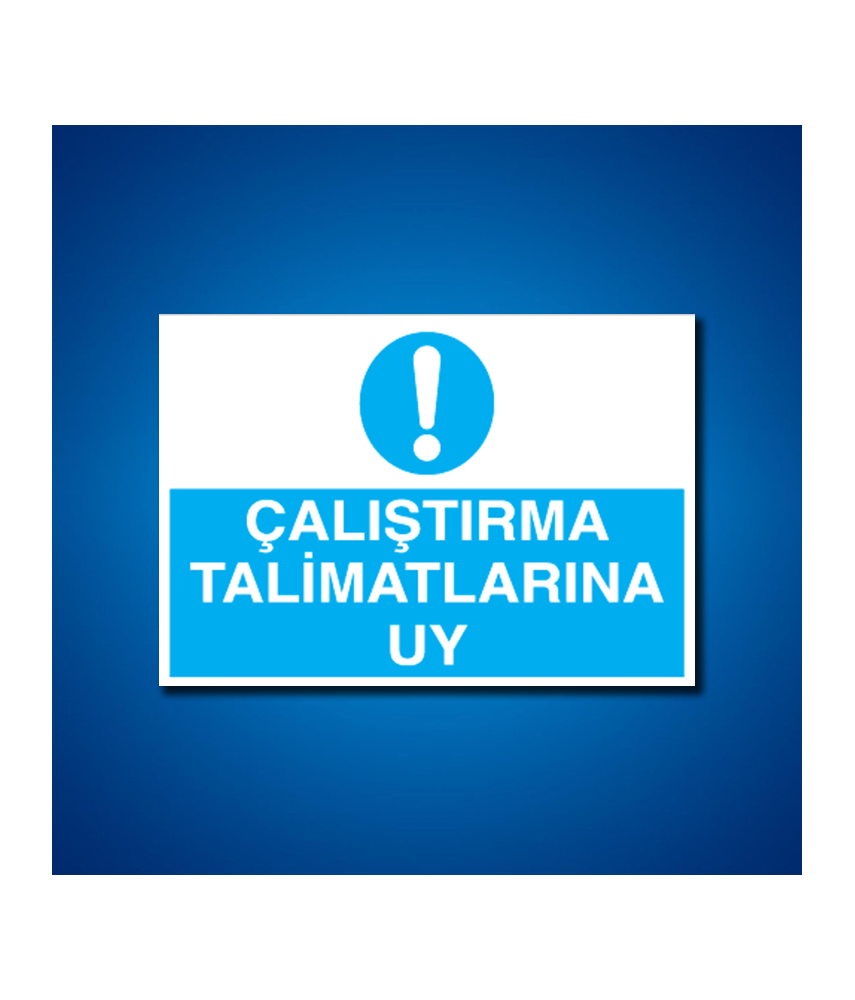 Makine İş Güvenliği Etiketleri