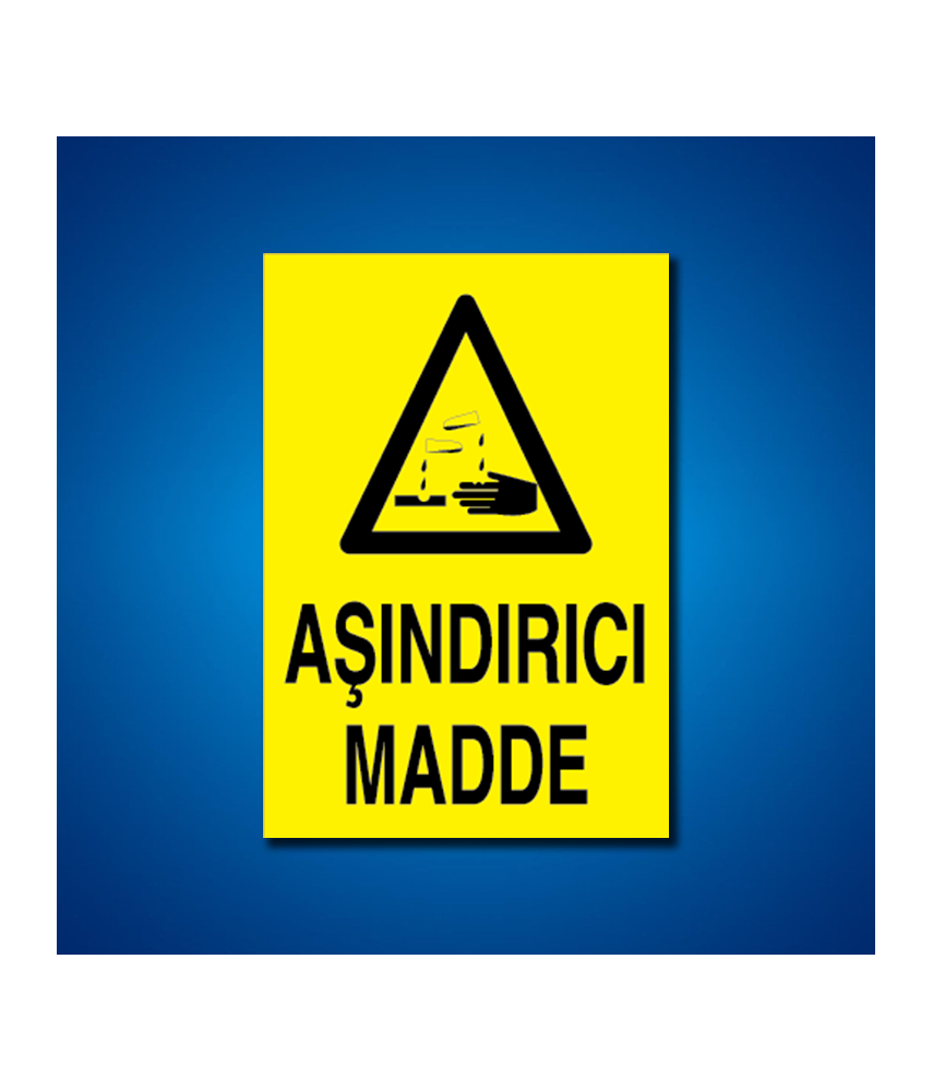 Tehlileli Madde-Ortam İş Güvenliği Etiketleri
