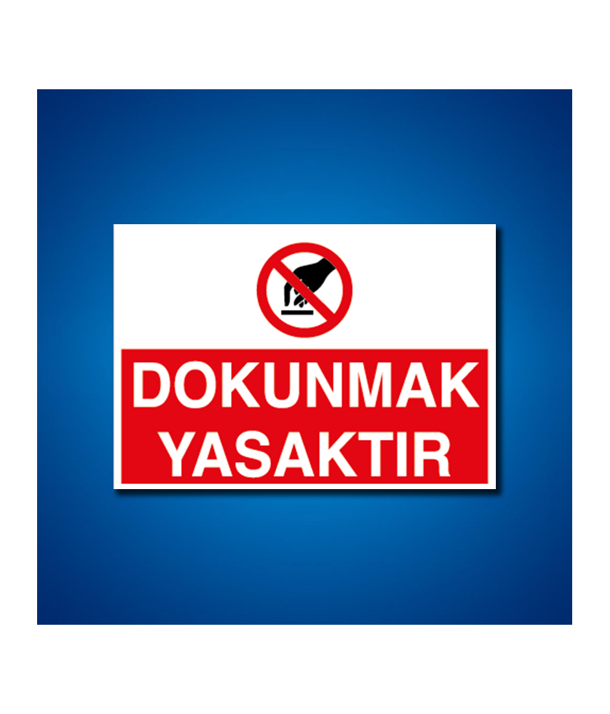 Makine İş Güvenliği Etiketleri