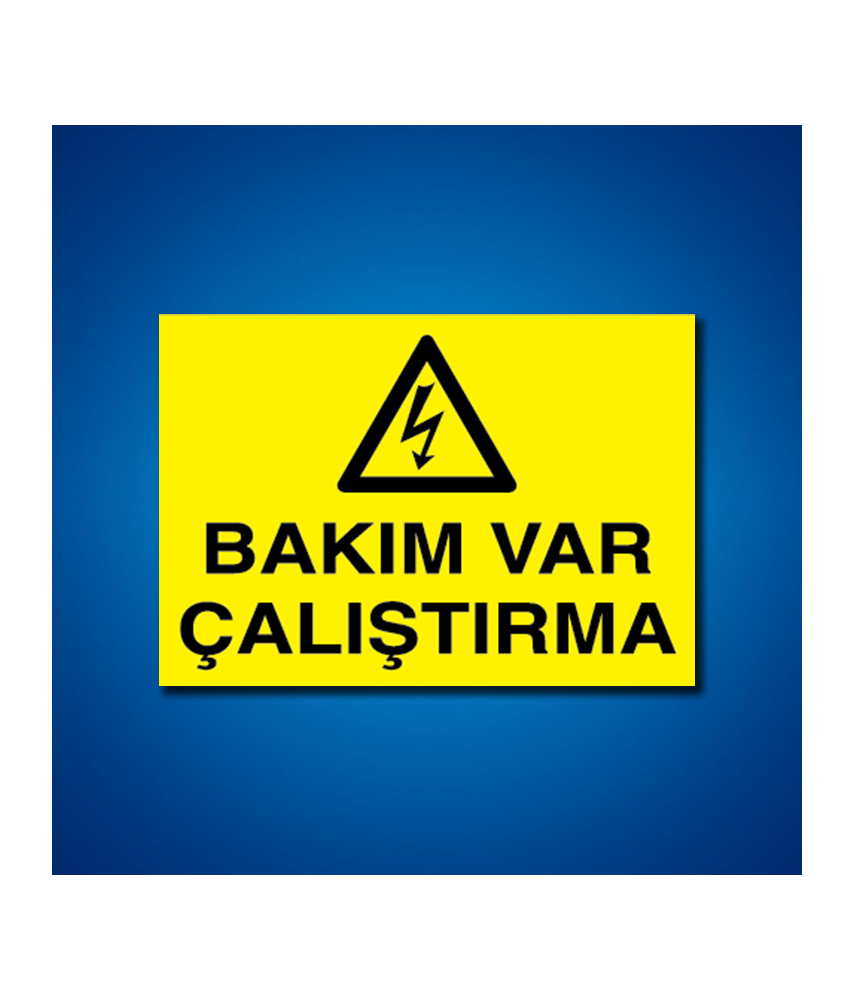 Elektrik İş Güvenliği Etiketleri