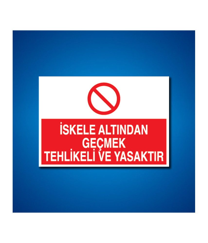 İskele İş Güvenliği Etiketleri
