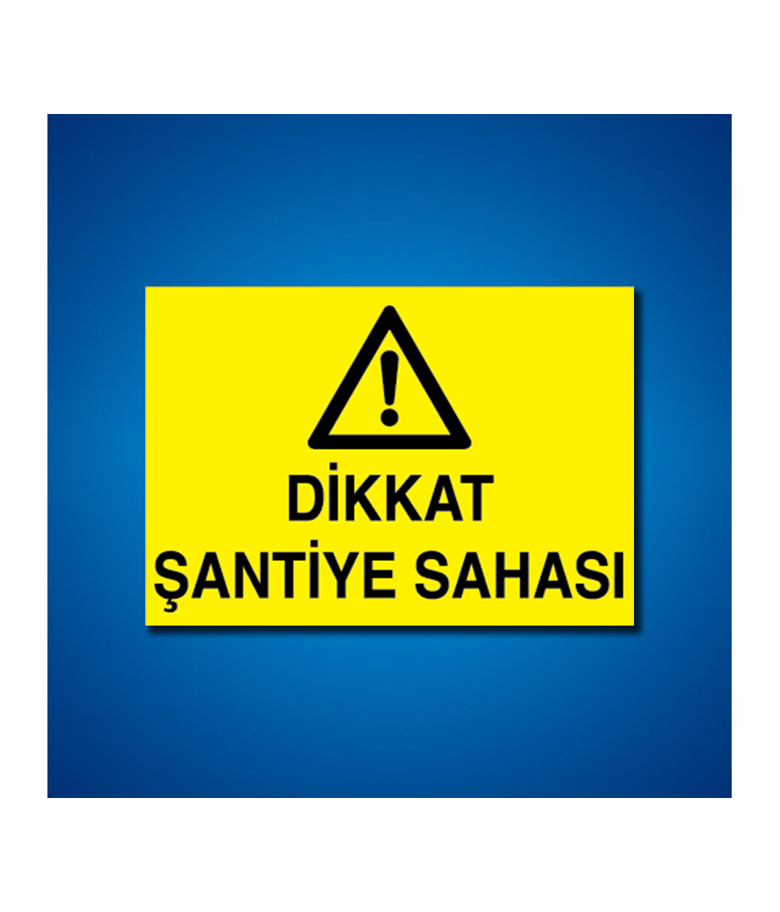 Şantiye İş Güvenliği Etiketleri