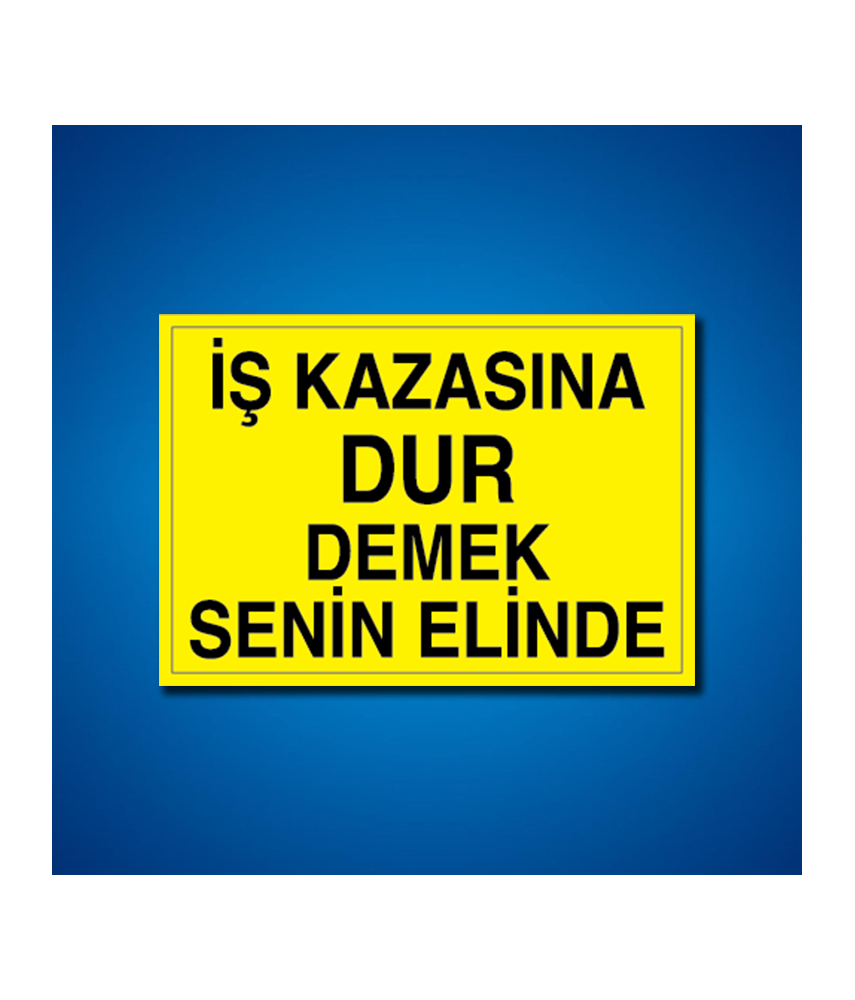 İş Kazası İş Güvenliği Etiketleri