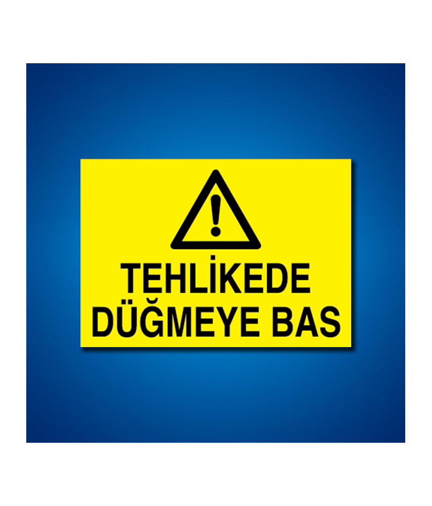 Makine İş Güvenliği Etiketleri