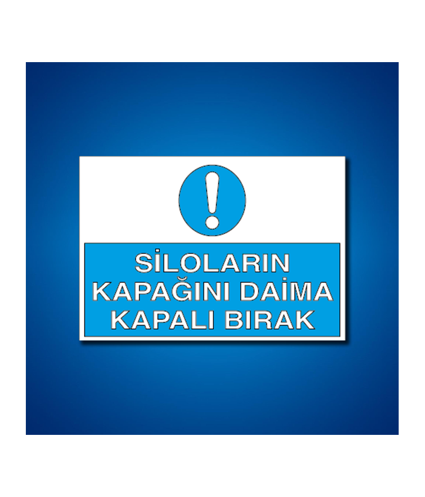 Tank-Silo İş Güvenliği Etiketleri