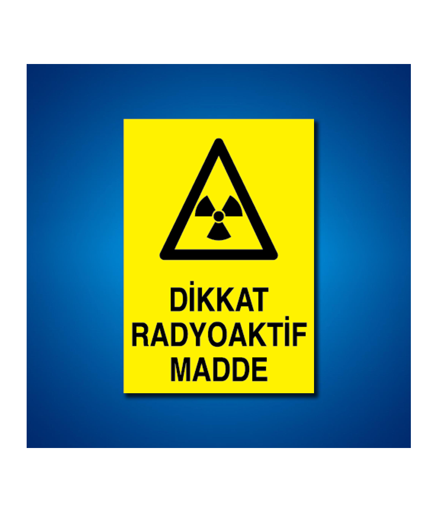 Radyason Lazer Işın İş Güvenliği Etiketleri