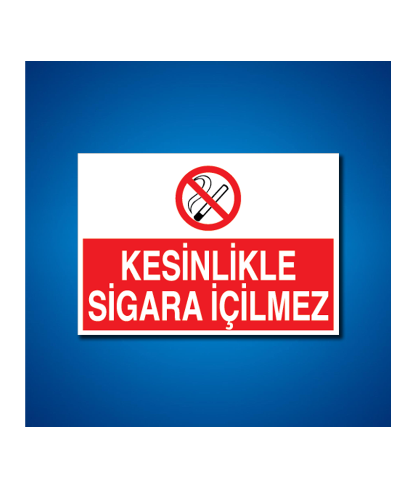 Sigara İş Güvenliği Etiketleri