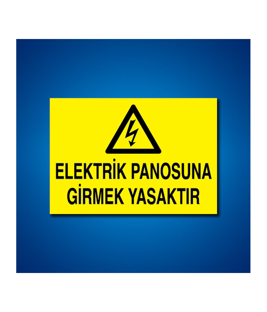 Pano İş Güvenliği Etiketleri