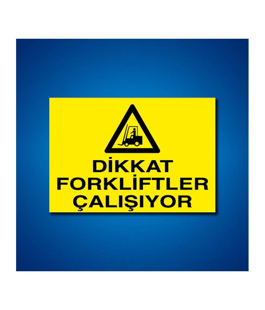 Forklift İş Güvenliği Etiketleri