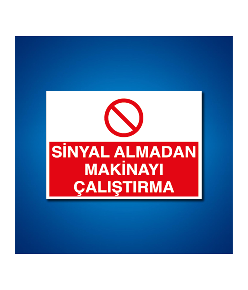 Makine İş Güvenliği Etiketleri